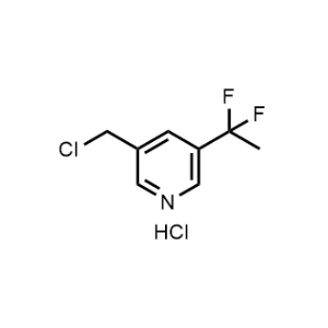 3-(Chloromethyl)-5-(1,1-difluoroethyl)pyridine hydrochloride|CS-1374459