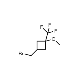 3-(Bromomethyl)-1-methoxy-1-(trifluoromethyl)cyclobutane|CS-1374463