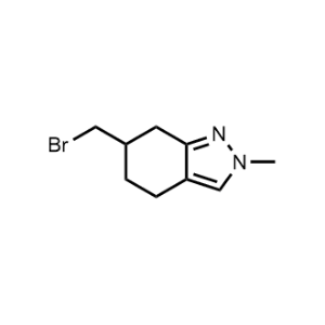 6-(Bromomethyl)-2-methyl-4,5,6,7-tetrahydro-2H-indazole|CS-1374465