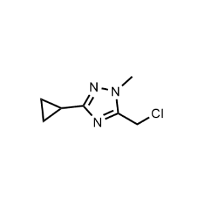 5-(Chloromethyl)-3-cyclopropyl-1-methyl-1H-1,2,4-triazole|CS-1374468
