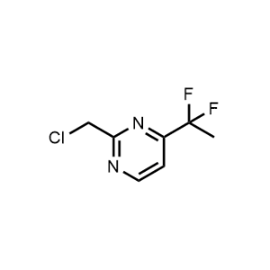 2-(Chloromethyl)-4-(1,1-difluoroethyl)pyrimidine|CS-1374501