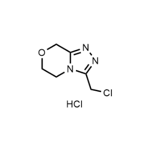 3-(Chloromethyl)-5,6-dihydro-8H-[1,2,4]triazolo[3,4-c][1,4]oxazine hydrochloride|CS-1374503
