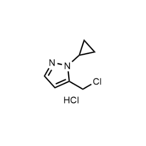 5-(Chloromethyl)-1-cyclopropyl-1H-pyrazole hydrochloride|CS-1374507