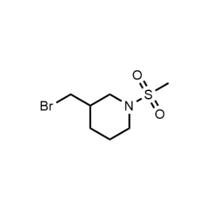 3-(Bromomethyl)-1-(methylsulfonyl)piperidine|CS-1374517