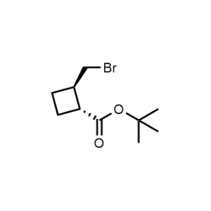rel-tert-Butyl (1R,2R)-2-(bromomethyl)cyclobutane-1-carboxylate|CS-1374537