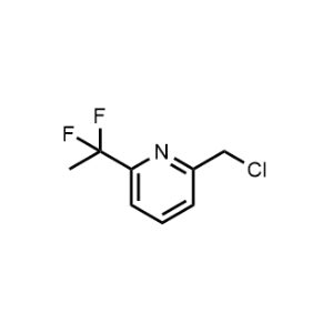 2-(Chloromethyl)-6-(1,1-difluoroethyl)pyridine|CS-1374541