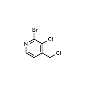 2-Bromo-3-chloro-4-(chloromethyl)pyridine|CS-1374560