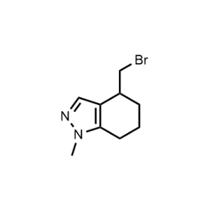 4-(Bromomethyl)-1-methyl-4,5,6,7-tetrahydro-1H-indazole|CS-1374590