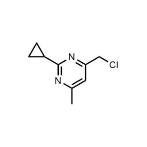 4-(Chloromethyl)-2-cyclopropyl-6-methylpyrimidine|CS-1374596