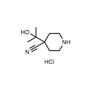 4-(2-Hydroxypropan-2-yl)piperidine-4-carbonitrile hydrochloride|CS-1374793
