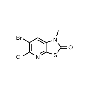 6-Bromo-5-chloro-1-methylthiazolo[5,4-b]pyridin-2(1H)-one|CS-1374801