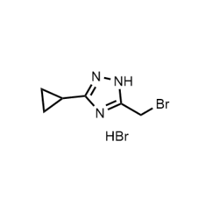 5-(Bromomethyl)-3-cyclopropyl-1H-1,2,4-triazole hydrobromide|CS-1374827