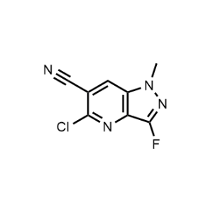 5-Chloro-3-fluoro-1-methyl-1H-pyrazolo[4,3-b]pyridine-6-carbonitrile|CS-1374840