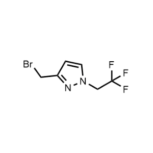 3-(Bromomethyl)-1-(2,2,2-trifluoroethyl)-1H-pyrazole|CS-1374862