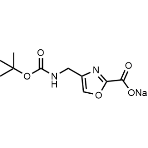 Sodium 4-(((tert-butoxycarbonyl)amino)methyl)oxazole-2-carboxylate|CS-1374863