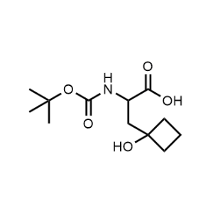 2-((tert-Butoxycarbonyl)amino)-3-(1-hydroxycyclobutyl)propanoic acid|CS-1374883