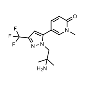 5-(1-(2-Amino-2-methylpropyl)-3-(trifluoromethyl)-1H-pyrazol-5-yl)-1-methylpyridin-2(1H)-one|CS-1374903