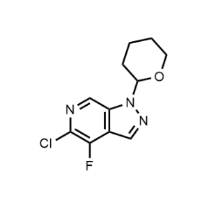 5-Chloro-4-fluoro-1-(tetrahydro-2H-pyran-2-yl)-1H-pyrazolo[3,4-c]pyridine|CS-1374907