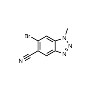 6-Bromo-1-methyl-1H-benzo[d][1,2,3]triazole-5-carbonitrile|CS-1374917