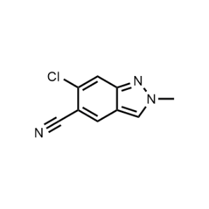 6-Chloro-2-methyl-2H-indazole-5-carbonitrile|CS-1374920