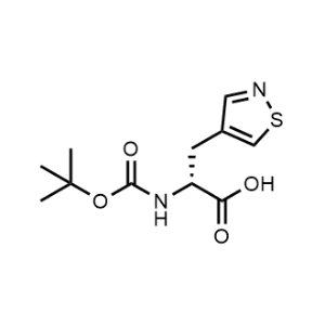 (R)-2-((tert-Butoxycarbonyl)amino)-3-(isothiazol-4-yl)propanoic acid|CS-1374939