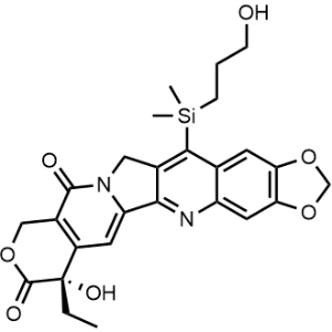 (S)-7-Ethyl-7-hydroxy-14-((3-hydroxypropyl)dimethylsilyl)-10,13-dihydro-11H-[1,3]dioxolo[4,5-g]pyrano[3',4':6,7]indolizino[1,2-b]quinoline-8,11(7H)-dione|CS-1375056