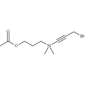 3-((3-Bromoprop-1-yn-1-yl)dimethylsilyl)propyl acetate|CS-1375059