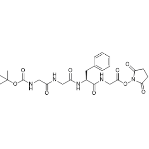 2,5-Dioxopyrrolidin-1-yl (tert-butoxycarbonyl)glycylglycyl-L-phenylalanylglycinate|CS-1375061