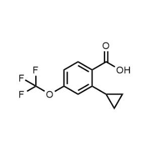2-Cyclopropyl-4-(trifluoromethoxy)benzoic acid|CS-1375108