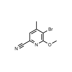 5-Bromo-6-methoxy-4-methylpicolinonitrile|CS-1375112