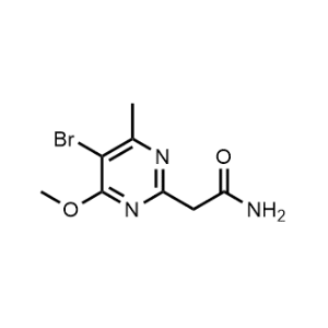 2-(5-Bromo-4-methoxy-6-methylpyrimidin-2-yl)acetamide|CS-1375125