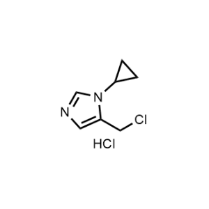 5-(Chloromethyl)-1-cyclopropyl-1H-imidazole hydrochloride|CS-1375159