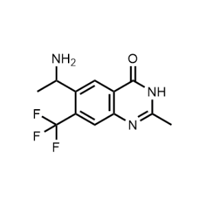 6-(1-Aminoethyl)-2-methyl-7-(trifluoromethyl)quinazolin-4(3H)-one|CS-1375193