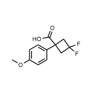 3,3-Difluoro-1-(4-methoxyphenyl)cyclobutane-1-carboxylic acid|CS-1375236