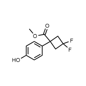 Methyl 3,3-difluoro-1-(4-hydroxyphenyl)cyclobutane-1-carboxylate|CS-1375240