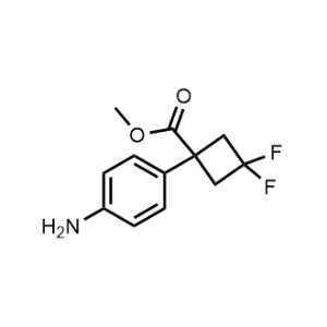 Methyl 1-(4-aminophenyl)-3,3-difluorocyclobutane-1-carboxylate|CS-1375241