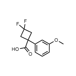3,3-Difluoro-1-(3-methoxyphenyl)cyclobutane-1-carboxylic acid|CS-1375243