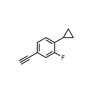 1-Cyclopropyl-4-ethynyl-2-fluorobenzene|CS-1375266