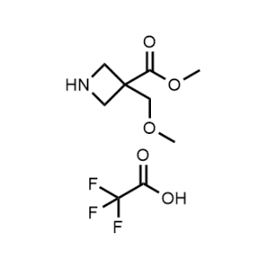 Methyl 3-(methoxymethyl)azetidine-3-carboxylate TFA|CS-1375378