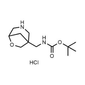 tert-Butyl ((6-oxa-3-azabicyclo[3.2.1]octan-1-yl)methyl)carbamate hydrochloride|CS-1375385