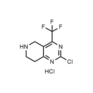 2-Chloro-4-(trifluoromethyl)-5,6,7,8-tetrahydropyrido[4,3-d]pyrimidine hydrochloride|CS-1375418