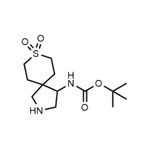 tert-Butyl (8,8-dioxido-8-thia-2-azaspiro[4.5]decan-4-yl)carbamate|CS-1375435