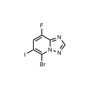 5-Bromo-8-fluoro-6-iodo-[1,2,4]triazolo[1,5-a]pyridine|CS-1375444