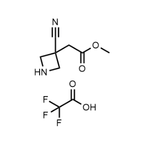Methyl 2-(3-cyanoazetidin-3-yl)acetate TFA|CS-1375451