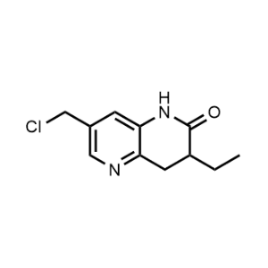 7-(Chloromethyl)-3-ethyl-3,4-dihydro-1,5-naphthyridin-2(1H)-one|CS-1375492