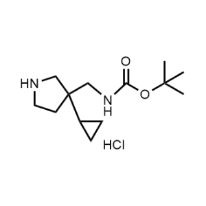 tert-Butyl ((3-cyclopropylpyrrolidin-3-yl)methyl)carbamate hydrochloride|CS-1375562