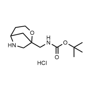 tert-Butyl ((2-oxa-6-azabicyclo[3.2.1]octan-1-yl)methyl)carbamate hydrochloride|CS-1375569