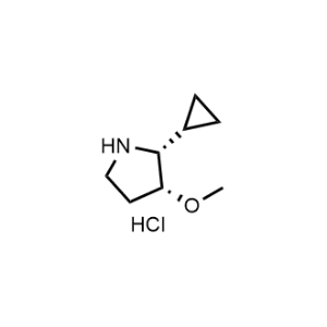 (2R,3R)-2-Cyclopropyl-3-methoxypyrrolidine hydrochloride|CS-1375577
