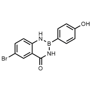 6-Bromo-2-(4-hydroxyphenyl)-2,3-dihydrobenzo[d][1,3,2]diazaborinin-4(1H)-one|CS-1376219