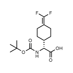 (R)-2-((tert-Butoxycarbonyl)amino)-2-(4-(difluoromethylene)cyclohexyl)acetic acid|CS-1376233